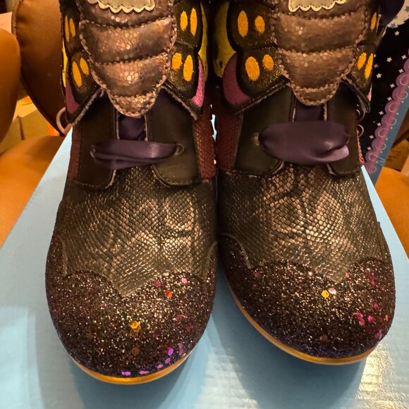 Irregular Choice Womens Ankle Boots Wicked Wings size UK 42 NWT Rare - Picture 7 of 15
